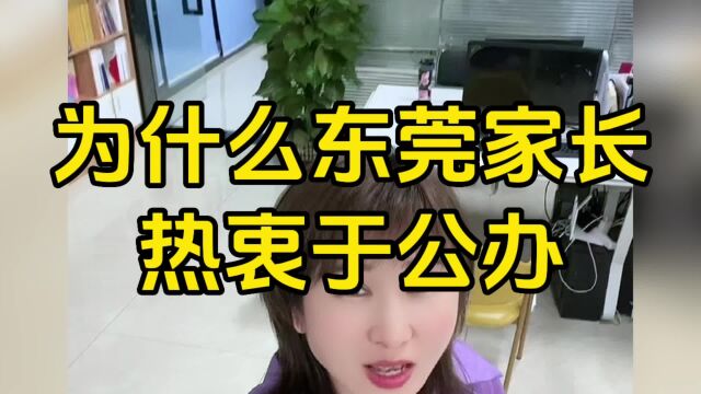 为什么东莞家长热衷于公办学校,东莞的公办学校到底有什么好?