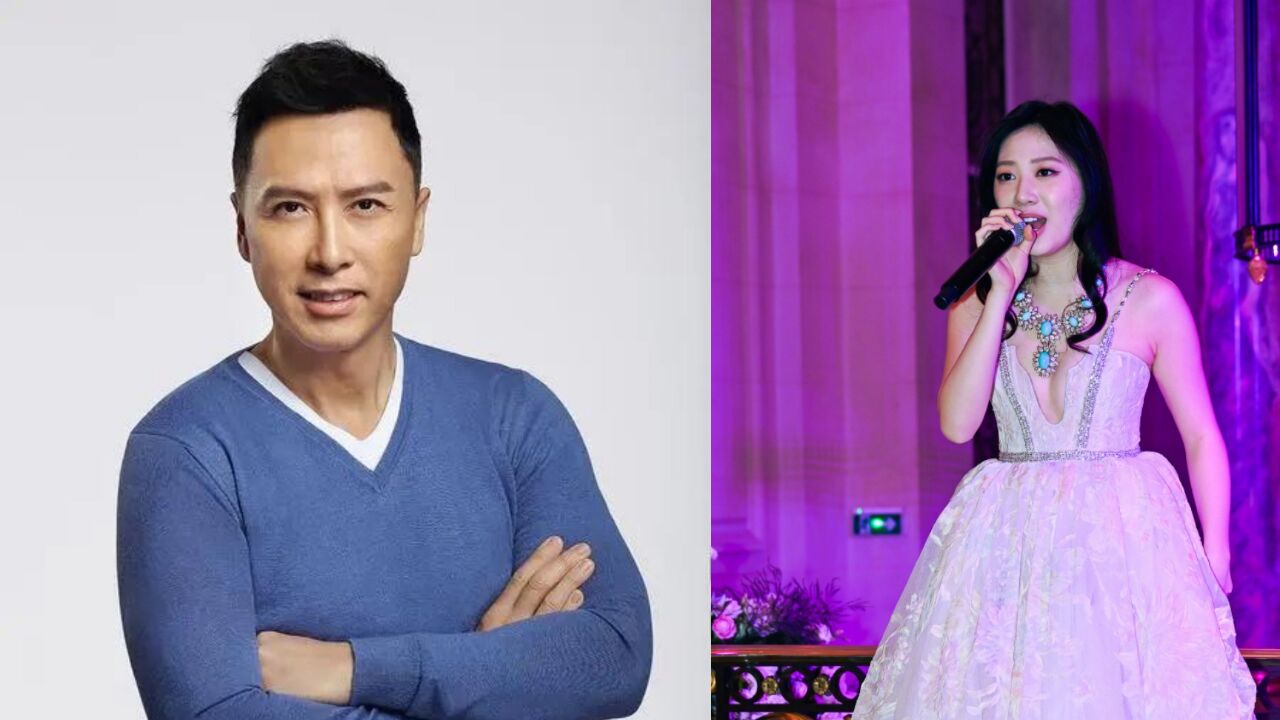 甄子丹女儿参加巴黎名媛舞会,合照站c位受重视,唱功遭港友吐槽