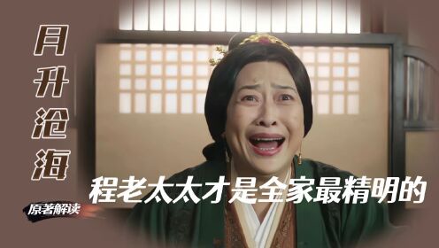《月升沧海》原著解读:看了凌不疑首次去程家,才明白为何说糊涂的程老太太,才是全剧最精明的人_高清1080P在线观看平台_腾讯视频