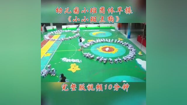 幼儿园小班团体早操《小小斑点狗》#幼儿园 #幼儿园早操 #早操 #小班 #幼儿早操