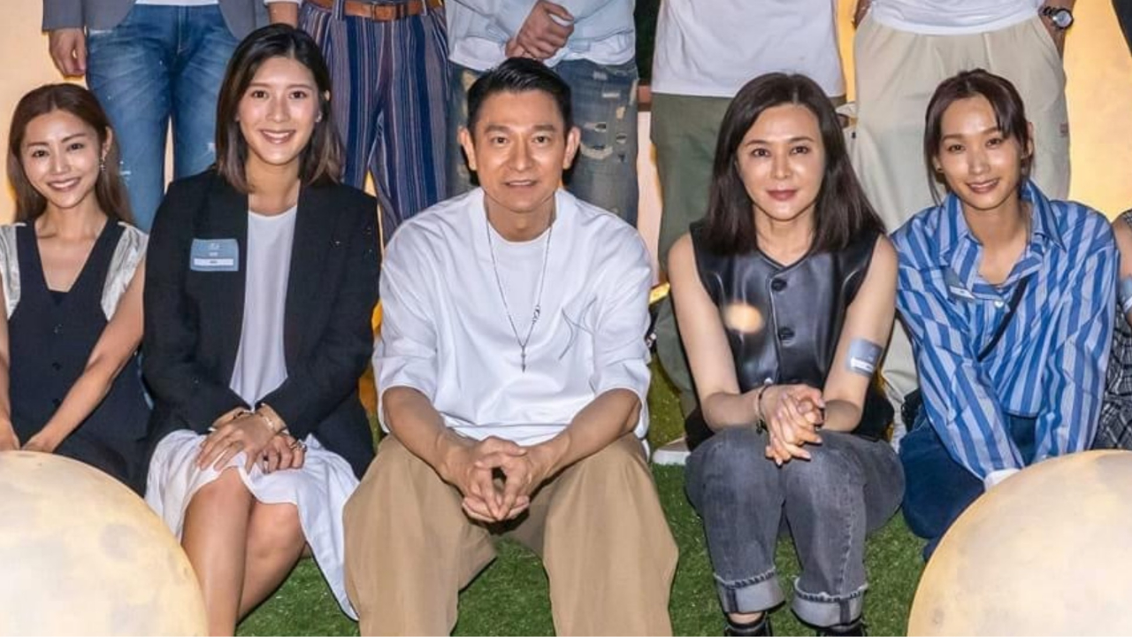 刘德华关之琳久违同框,女方脸颊下垂显老态,古早cp被指有夫妻相