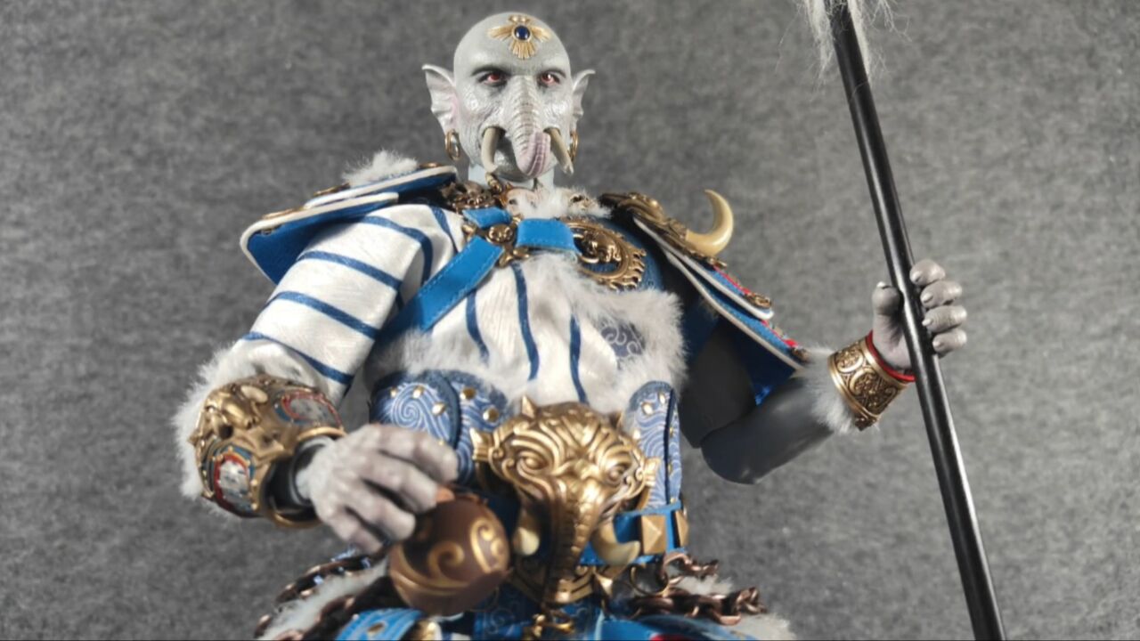 haoyutoys 上海wf会场版 1/6 西游记 狮驼岭 黄牙老象