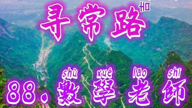 视频小说:《寻常路》88.数学老师