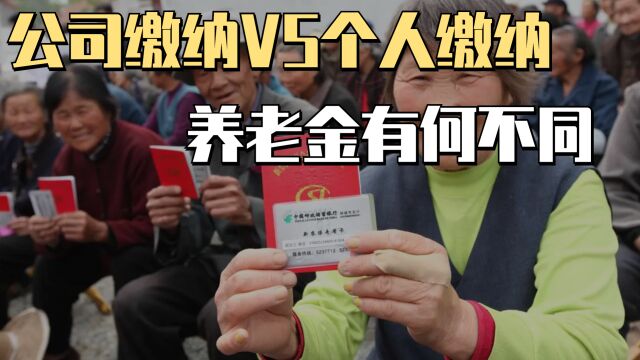 公司代缴养老金和个人缴纳有何区别?退休时的待遇是否一样?