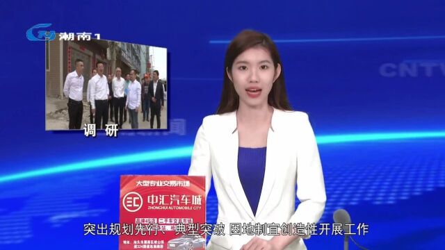 【聚焦“百县千镇万村高质量发展工程”】许广圻调研仙港村 要求深挖潜能 集中力量抓好“百千万”典型村规划实施