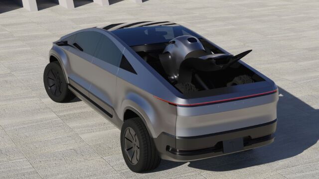 TESLA特斯拉Cybertruck 2.0概念设计会比1代好多少?