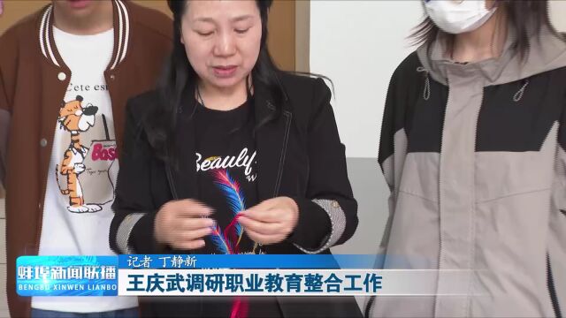 王庆武调研职业教育整合工作