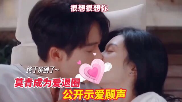 很想很想你:莫青成为爱退圈,公开示爱顾声#周也#檀健次#很想很想你