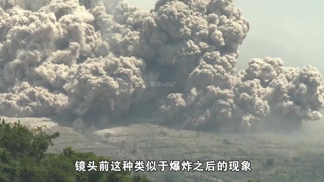 镜头下的自然灾害:火山碎屑流,其景象犹如升起“蘑菇云”!