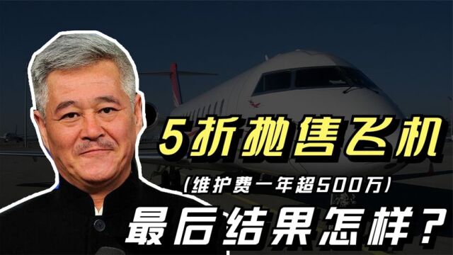 赵本山私人飞机5折抛售,维护费一年就500多万,最后结果怎样?