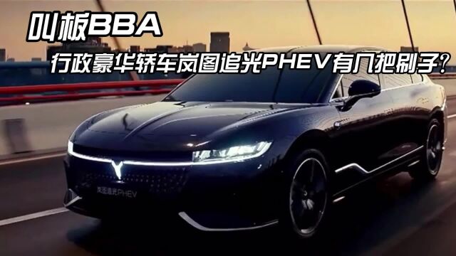 叫板BBA 岚图追光PHEV有几把刷子?