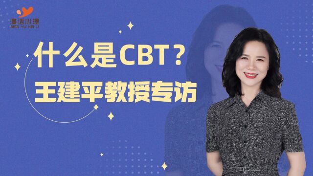 漫语心理|什么是CBT王建平教授 北京师范大学