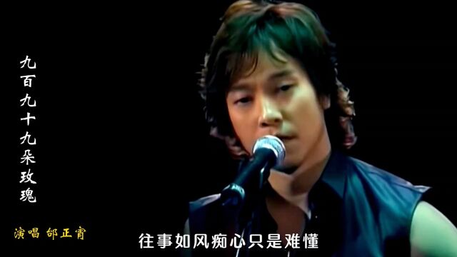 邰正宵演唱经典歌曲《九百九十九朵玫瑰》,百听不厌,余音绕梁,太好听了