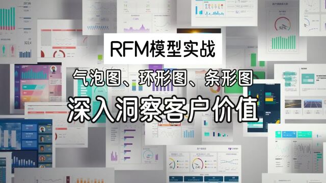 RFM模型实战:用气泡图、环形图、条形图深入洞察客户价值