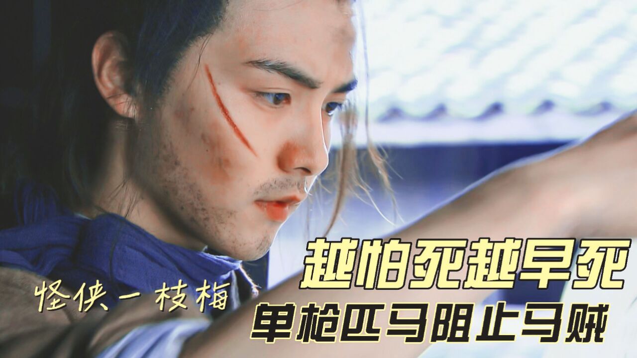 怪侠一枝梅 贺小梅 你越怕死越早死 单枪匹马阻止马贼