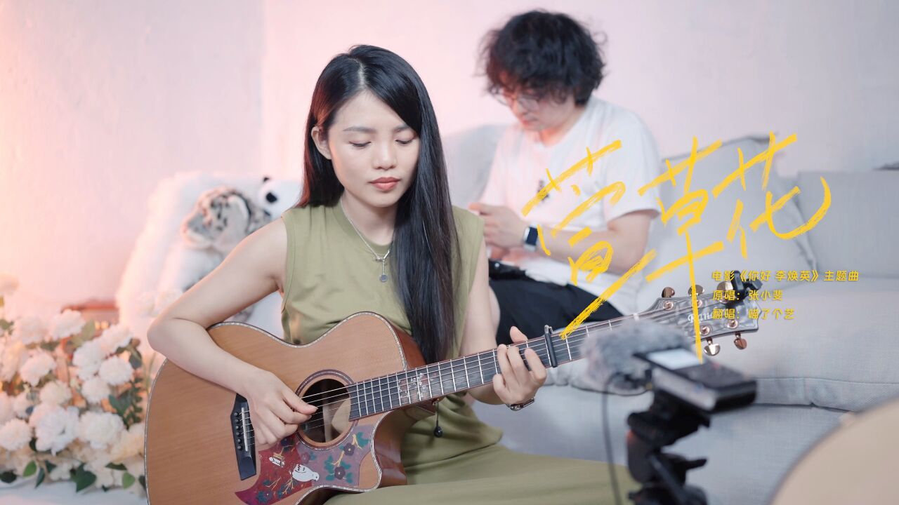 张小斐《萱草花》吉他弹唱翻唱 蓝盾lm18