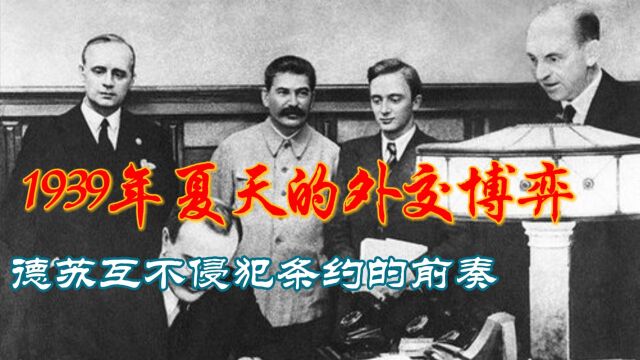 1939年夏天的外交博弈:德苏互不侵犯条约的前奏