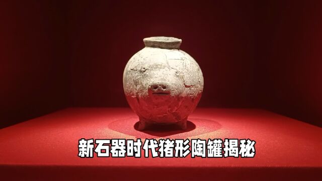 新石器时代猪形陶罐揭秘