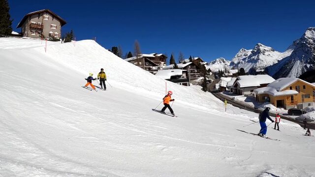 在这滑雪真的是享受丨瑞士Arosa 雪山仙境