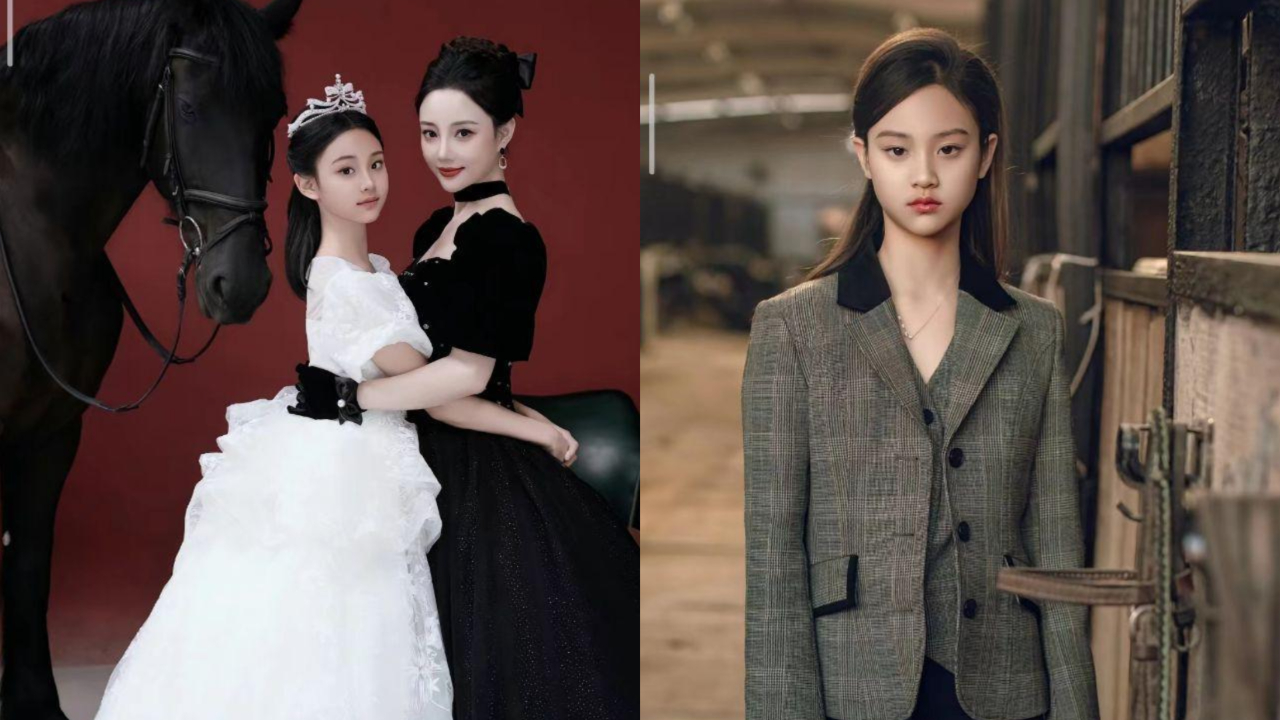 李小璐女儿近况曝光11岁甜馨自信秀马甲线肌肉轮廓不输妈妈