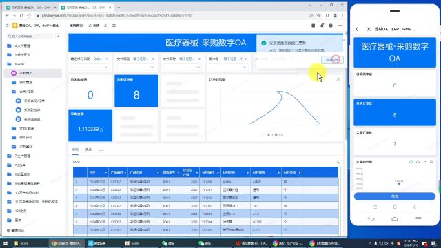 Y2.14医疗器械采购管理软件采购首页医疗器械进销存管理系统