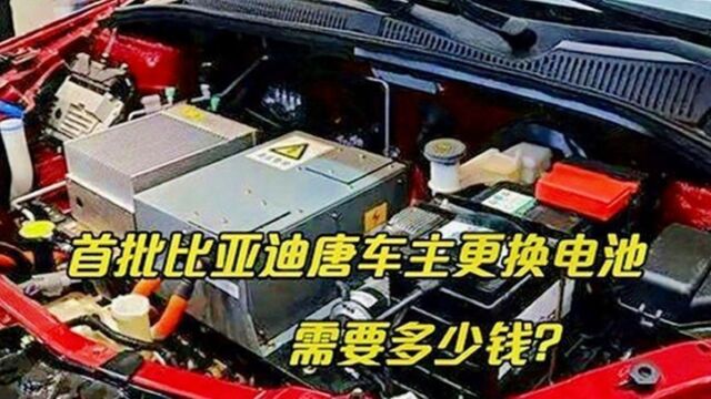 首批比亚迪唐车主更换电池,需要多少钱?看到价格后车主:抢钱啊