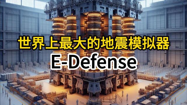 世界上最大的地震模拟器E Defense.地球在动摇,我们怎样站稳脚步.