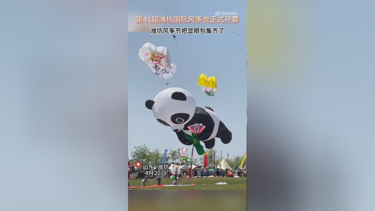 潍坊风筝节把显眼包集齐了