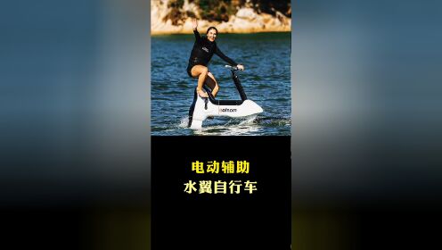电动辅助水翼自行车