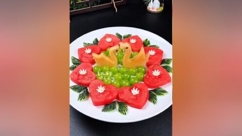 创意果盘 #果蔬雕刻#果盘制作