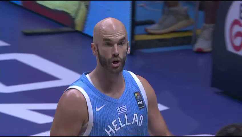 奥运落选赛:多米尼加vs希腊第3节英文原声回放