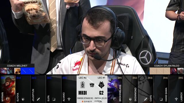 英雄联盟S15瑞士轮 第2日 MKOI vs G2