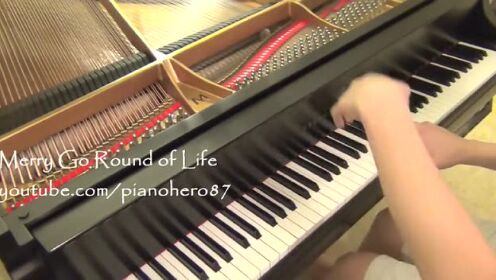 【pianohero87】哈尔的移动城堡主题曲（人生的旋转木马） 钢琴版