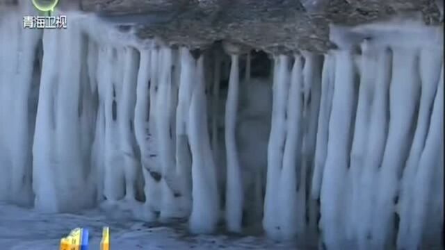 青海湖完全封冻较去年提前7天 周边气温偏低是主因