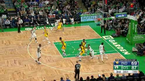 《NBA全场集锦》【原声】步行者108-135凯尔特人 塔图姆抢断劈扣威廉姆斯屡送大帽