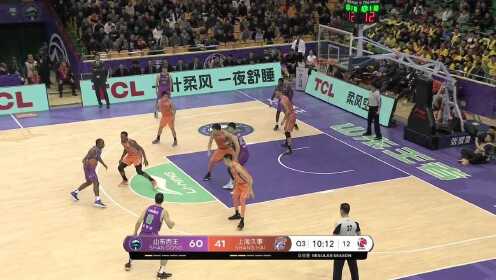 《CBA全场集锦》【球星】哈德森vs上海集锦 34分率队大胜妙传不断