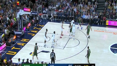 《NBA比赛集锦》【球星】米德尔顿vs爵士集锦 独砍26+11两双数据精准三分难救主
