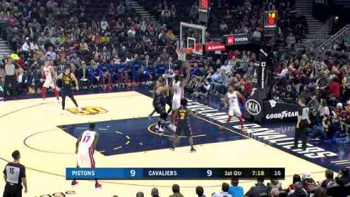 《NBA全场集锦》【扣篮】布朗滞空拉杆假投真传 庄神篮下强起空切暴扣