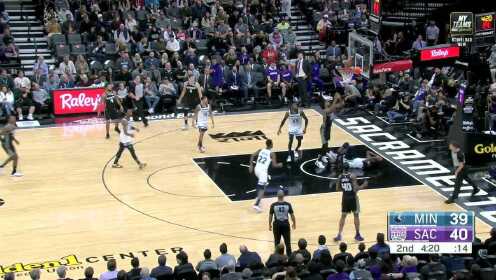 《NBA全场集锦》【原声】森林狼105-104国王 维金斯18+10率队双加时擒国王止11连败