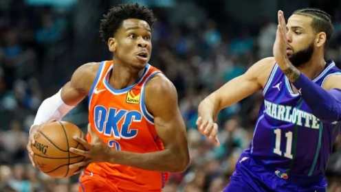 《NBA全场集锦》【球星】亚历山大vs黄蜂集锦 狂砍27+4连环追击加时力克黄蜂