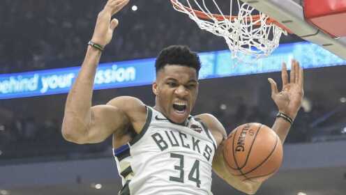 《NBA全场集锦》尼克斯开场送大礼！字母哥光速推进双手暴扣
