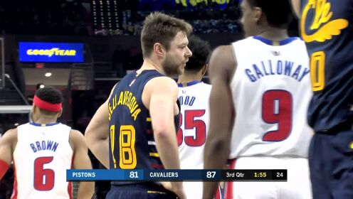 《NBA全场集锦》德拉蒙德手递手米哈伊柳克 漂移射出神仙球3+1打成
