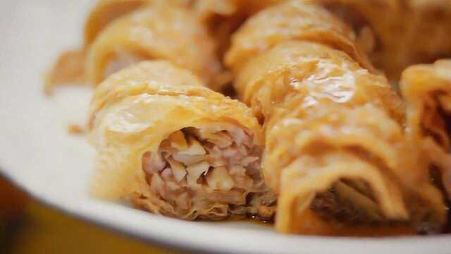 被名字误导!这道"杭州卷鸡"究竟有些什么料?