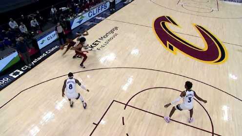 《NBA全场集锦》篮网后悔死了 阿伦接球单臂劈扣