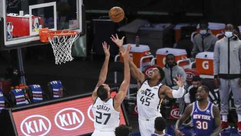 《NBA全场集锦》【纯享】爵士100-112尼克斯 兰德尔狂砍30分里弗斯末节三分连发射穿爵士