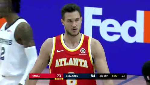 《NBA全场回放》NBA季前赛：老鹰vs灰熊 第3节中文解说回放