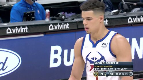 《NBA全场集锦》掘金vs爵士第4节中文解说回放