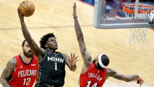 《NBA全场集锦》终结9连败！森林狼全队赛后在更衣室疯狂庆祝