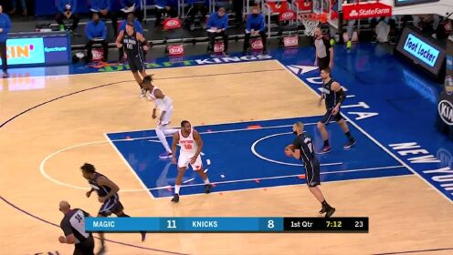 《NBA全场集锦》富尼耶追帽掀起反击 一条龙上篮2+1真是攻防一肩挑