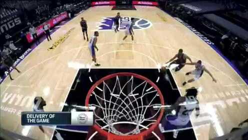 《NBA全场集锦》活塞vs国王第3节英文原声回放